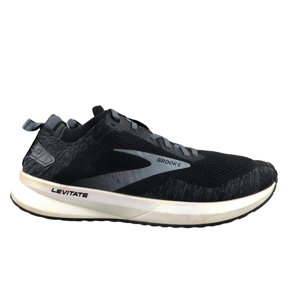 Brooks Women's Size 11B Levitate 4 Black Lace-Up Running Sneakers 1203351B012